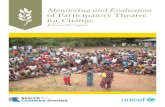 Monitoring and Evaluation of Participatory Theatre for Change · 8 Monitoring and Evaluation of Participatory Theatre for Change INTroduCTIoN and sensitivity to alternative perceptions,