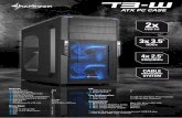 ds T3-W en 02 - Sharkoon€¦ · Bottom Dust Filter Easy SSD and HDD Mounting Cable Management System 2x 120 mm LED Fans Max. Length Power Supply: 25 cm Max. Length Graphics Card: