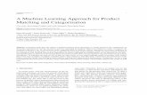 A Machine Learning Approach for Product Matching and ... · A Machine Learning Approach for Product Matching and Categorization 3 ing approach for matching products data is proposed