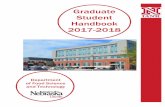 Graduate Student Handbook 2017 - University of Nebraskaâ€“Lincoln 2017-08-22آ  Graduate Student Handbook