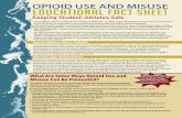 Opioid Use and Misuse Educational Fact Sheet...AdvISoRy Co MI t E Karan Chauhan Parsippany Hills High School, Permanent Student Representative New Jersey State Board of Education F