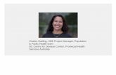 Charito Gailling, HBE Project Manager, Population & Public ... Linkages... · • Charito ailling, G HBE Project Manager, Population & Public Health, BC Centre for Disease Control,