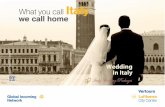 What you call Italy we call home - Agenzia Viaggi Vertours Catalog - WEDDING.pdf · Italy.Ä± There are various documents to produce to get married in Italy whether it is a civil,