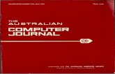 AUSTRALIAN COMPUTER JOURNAL · Separate, low profile "curved" style keyboard Full cursor control by operator and computer ... Company— Address — Postcode 1 I I-I The Australian