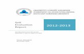 Self Evaluation Report - South East European University · SEEU Self-Evaluation Report 2012-2013 3 1.0 Introduction This self evaluation report covers the year beginning September