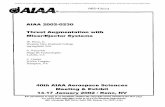 (c)2002 American Institute of Aeronautics & Astronautics ...mln/ltrs-pdfs/NASA-aiaa-2002-0230.pdf · (c)2002 American Institute of Aeronautics & Astronautics or Published with Permission