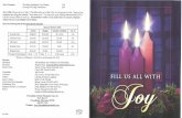 Constant Contact€¦ · 3rd Sunday of Advent December 11, 2016 11:00 am "God is Spirit, and His worshipers must worship in spirit and in truth. " (John 4:24) Handbell Choir UIVIH