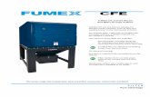 FILTER - Fumex · The CFE filter is designed to be assembled before the fan. The filter must be weather-proofed with a built-in or lean-to roof. Connection should be made to a circular,