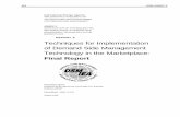 REPORT 6 Techniques for Implementation of Demand Side ... · iea dsm-annex v international energy agency implementing agreement on technologies and programmes for demand-side management