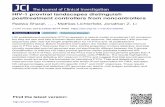 posttreatment controllers from noncontrollers HIV-1 ...€¦ · RESEARCH ARTICLE The Journal of Clinical Investigation 4076 jci.org Volume 128 Number 9 September 2018 Of note, there