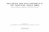 HUMAN DEVELOPMENT IN SOUTH ASIA 2003arab-hdr.org/publications/other/undp/hdr/regional/... · South Asian countries and their impact on employment and poverty reduction. Chapter 4