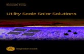 Utility Scale Solar Solutions - Ecomaginationfiles.ecomagination.com/wp-content/uploads/2011/03/Utility_Scale_S… · GE Energy is a provider of utility scale solutions for large-scale