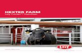 HEXTER FARM - Lely · Feed driven ABC grazing system The grazing systems let the cows move from block to block (A, B, C) at their leisure. The system is feed driven, as cows are rewarded
