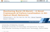 Monitoring Burst (M-Burst) - A Novel Framework of Failure ...€¦ · Monitoring Burst (M-Burst) - A Novel Framework of Failure Localization in All-Optical Mesh Networks Mohammed