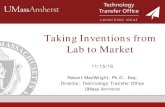 Taking Inventions from Lab to Market Inventions from Lab to... · Strawberries for free from my local grocery store Cost is mainly for some ethanol to extract with, ... weight loss