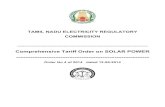 7.Solar power stakeholders comments (murugan)tnerc.gov.in/orders/Tariff Order 2009/2014/solar... · 9.7 Rate of Interest and term of loan 19 9.8 Life of Plant and Machinery 20 9.9