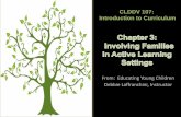 CLDDV 107: Introduction to Curriculumlaffranchinid.faculty.mjc.edu/107Ch3Sp11.pdf•Examine your “whats, hows, whys” –What is truly important to me? –How do I behave as a parent,
