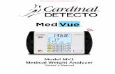 Model MV1 Medical Weight Analyzer · The MedVue Model MV1 Medical Weight Analyzer meets or exceeds all certification requirements within a temperature range of 14 to 104 °F (-10