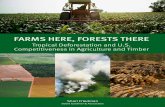 Tropical Deforestation and U.S. Competitiveness in ... · deforestation by 2030 will limit revenues for agricultural expansion and logging in tropical countries, * Analysis of the