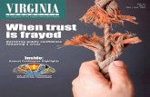 The magazine of the Virginia Municipal League When trust ... · Municipal League. Periodicals Postage paid at Richmond, VA. (USPS 661040) Subscription rates: members - $8 per year,