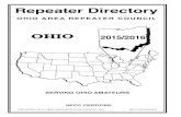 Ohio Area Repeater Directory 2015-2016 - HHARC · cases, the OARC will assign a PL tone frequency based on the coordination area in which your repeater is located. The OARC currently