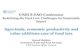 Agro-trade, economic productivity and value additions-case ... · Eradication of the Community of Latin American and Caribbean States – CELAC Conclusion Technical Note towards the