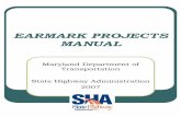 EARMARK PROJECTS MANUAL Manual 7-2-07.pdf · 2010-06-24 · 5.5.8 Specifications Book ... 5.5.9 Final Review ... APPENDIX F – Plans, Specifications, and Estimates Packet Checklist