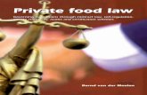Private food law - OAPEN · 3.19 BRC 97 3.20 IFS 98 3.21 SQF 99 3.22 FS22000 102 3.23 GFSI 103 3.24 Public law on private food law 105 3.25 WTO 106 3.26 Conclusions 108 References
