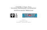 TAPR / Ten-Tec Vector Network Analyzer Instruction Manualn5eg/index_files/vna_library/... · TAPR / Ten-Tec VNA Instruction Manual Issue 4 Page 8 1. Overview This manual provides
