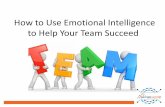 How to Use Emotional Intelligence to Help Your Team Succeed...regardless of anyone’s emotional intelligence ( EI)? 2. Based on his Empathy and assertiveness, what challenges might
