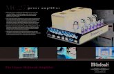 power amplifier - ROYCOroyco.co.kr/test/mcintosh/power/mc2756/MC275B brochure... · 2018-05-14 · MC275 power amplifier The Classic McIntosh Amplifier This tube power amplifier has