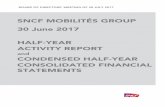 SNCF Mobilités – 2017 Half-year financial report€¦ · Accordingly, segment reporting was modified to present this business unit separately and no longer as a segment within