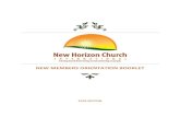 New Members Orientation Booklet 2016 · This booklet will provide an introduction to the many opportunities for ... , and missions outreach to the world. Question 6: How are members