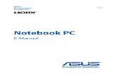 Notebook PC - dlcdnet.asus.comdlcdnet.asus.com/pub/ASUS/nb/X555LI/0409_E9974_A.pdf · Notebook PC E-Manual 7 About this manual This manual provides information about the hardware