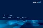 2014 annual report - Amp · 131 Independent auditor’s report 132 Shareholder information IBC Glossary AMP Limited ABN 49 079 354 519 Unless otherwise speciﬁ ed, all amounts are
