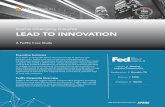 Game Changing Insights LEAD TO INNOVATION · 2017-11-11 · Game Changing Insights LEAD TO INNOVATION A FedEx Case Study Winner TBM council awards 2016 ... often starts by changing