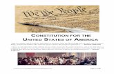 CONSTITUTIONFORTHE UNITED STATESOF AMERICA · CONSTITUTIONFORTHE UNITEDSTATESOFAMERICA “Thetaxwhichwillbepaidforeducationisnotmorethanthethousandthpartofwhatwillbepaidto kings ...