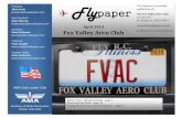 Alvin Cole Flypaper The publication offoxvalleyaero.blob.core.windows.net/fvacdefault... · Taking Photos from an Aerial Platform – page 11 . FVAC Flypaper – April 2014 2 PRESIDENT’S
