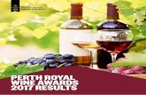 PERTH ROYAL WINE AWARDS 2017 RESULTS - Amazon S3€¦ · 46 Wines of Provenance RESULTS - RED STILL WINE 47 - 52 Cabernet Sauvignon 52 - 61 Shiraz 61 ... balance and maintenance of