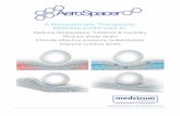 A Revolutionary Therapeutic Mattress evidenced to · non-complex pressure ulcers* AeroSpacer® is a revolutionary new reactive therapeutic support system comprising 3D spacer textiles,
