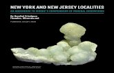 NEW YORK AND NEW JERSEY LOCALITIES - Minerals.NET NEW YORK AND NEW JERSEY LOCALITIES. An Addendum to Moore’s Compendium of Mineral Discoveries. Moore’s Compendium of Mineral Discoveries