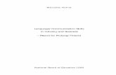 Language/Communication Skills in Industry and Business · 2015-07-22 · LANGUAGE/COMMUNICATION SKILLS IN INDUSTRY AND BUSINESS 10 Acknowledgements The Prolang project demonstrates