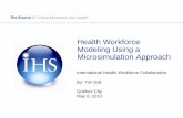 Health Workforce Modeling Using a Microsimulation Approach · Nephrology Thoracic Surgery Neurological Surgery Urology Neurology Vascular Surgery Approx. 50 Health Professions •Physicians,