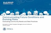 Communicating Future Conditions and Evolving Risks · Evolving Risks Evaluating Community Needs and Best Practices Association of State Floodplain Managers Annual Conference June