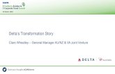Delta’s Transformation Story · 23 March, 2018 Share your thoughts #CAPAEvents Delta’s Size and Scope • In 2008 Northwest Airlines merged with Delta Air Lines to become what