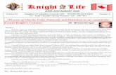 1 4 5 Knight Life 3 JUNE-JULY-AUGUST- 2020uknight.org/Councils/KnightLifeSummer20.pdf · PGK DGK Albert Decaire, You can receive Knight Life in full colour via e-mail and save the