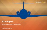 Sun Flyer - NBAA · Sun Flyer Prototype Flight Test SUN FLYER Sun Flyer proof-of-concept prototype is based on a modified Arion “LS-1 Lightning”. Arion built a special airframe