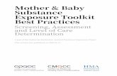 Mother & Baby Substance Exposure Toolkit Best Practices · on getting pregnant now, she definitely wants to continue the pregnancy and is excited about this new possibility. The physician