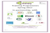 Training Programmes Spring 2017 In partnership, witheveryonelearning.co.uk/.../2015/10/Spring-2017-Training-Brochure.pdf · Prezi app PowerPoint Keynote app Delegates can test their