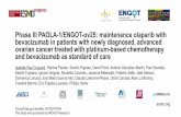 Phase III PAOLA-1/ENGOT-ov25: maintenance olaparib with ... · •PAOLA-1/ENGOT-ov25, an academic-sponsored study, is the first Phase III trial to evaluate the efficacy and safety